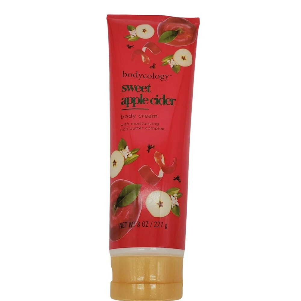 Bodycology SWEET APPLE CIDER Body Cream with Shea,cocoa & jojoba butter 8 fl.oz.
